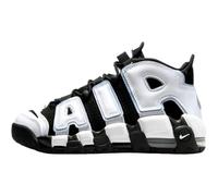 NIKE Air More Uptempo GS-Schul-Sneaker, modische Schuhe, schwarz / weiß, 37.5 EU