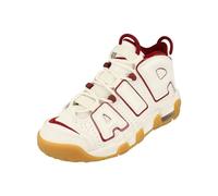 Nike Air More Uptempo GS Trainers FJ2846 Sneakers Schuhe (UK 5.5 us 6Y EU 38.5, White Team red Gum Light Brown 100)
