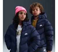 Nike All Day Play Therma-FIT-Puffer-Jacke mit weiter Passform (ältere Kinder) - Blau M HQ4976-410