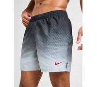 Nike All Over Print Fade Badeshorts - Herren, Schwarz - XS