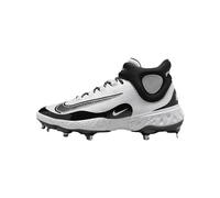 Nike Alpha Huarache Elite 4 Mid Herren Baseball Cleats (FD2744-107, Weiß/Schwarz), Weiß/Schwarz, 42 EU