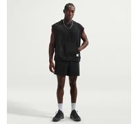 NIKE Athletic Club Dri-FIT Fleece ärmelloser Hoodie Herren 010 - black/black XXL