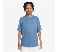 Nike B Dri-Fit Multi R Hthr Kinder Kapuzensweater, blau, Gr. XS