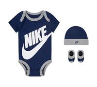 NIKE Baby Futura Logo Box, Blue Void, 0/6 Monate (Packung mit 2)