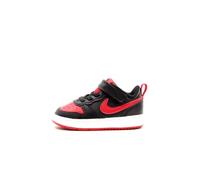 Nike Baby-Jungen Court Borough Low 2 (TDV) Sneaker, Black/University Red-White, 21 EU