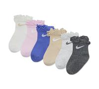 Nike Baby - Jungen Nhn 6pk Inf/Todd Ruffle Sock Lamp, SAIL, 12 Monate EU