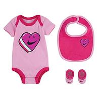 Nike Baby Mädchen Girls Set Bodysuit Latz Socken Schuhe 3 teilig