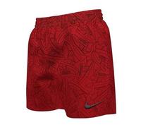 Nike Badeanzug für Jungen 4 Volley-Shorts (Rot, S), rot, S