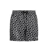 NIKE Badeshorts für Herren mit All Over Logo NESSE520, Schwarz/Weiß, XXL