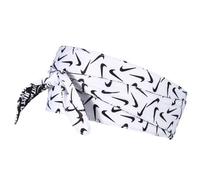 NIKE Bandana Headband Stirnband 176 white/black/white
