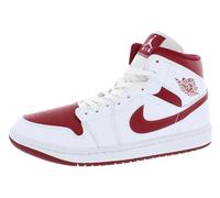 NIKE Basketballschuh für Damen, Weiß/Granatapfel-Weiß, 41 EU