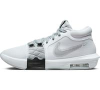 Nike Basketballschuh Lebron Witness Viii, Weiß Schwarz Grau White Black Lt Smoke Grey, FB2239-100, 39 EU (6.5 US)