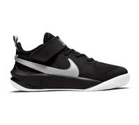 NIKE Team Hustle D 10 Solid, Black Metallic Silver Volt White, 28 EU