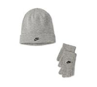 Nike Beanie and Glove/Mitten Set Mütze und Handschuhe/Fäustlinge, Dunkelgrau, 4/7 für Jungen, dunkelgrau, 4/7