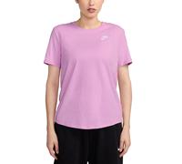 Nike Damen T-Shirt Sportswear Club Essentials DX7902-632 S Beyond Pink/White
