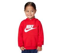Nike Big Kids Sportswear Club Fleece Hoodie, Universität Rot/Weiß, 2 Jahre