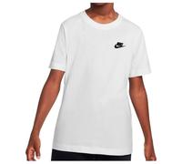 Nike - Big Kid's Sportswear Tee - T-Shirt, Gr. 128-140 S, weiß (White)