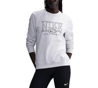 Nike Birch Heather Damen M Nike Sportswear Club Fleece Sweater