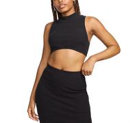 Nike Black Damen XS Nike Sportswear Chill Cropped Tanktop