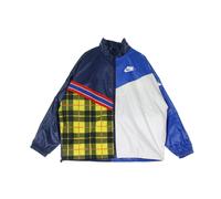 Nike - Blaue Windbreaker Jacke - - Sport - Damen - Mehrfarbig - S
