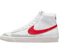 Nike Blazer '77 Sail-Habaner Vintage-Basketballschuhe für Herren, Mid-Cut-Schaft, Weiß/Mittelblau (Blue Sail-Habaner), Größe 45, 45 EU