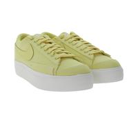 NIKE Blazer Damen Low-Top Schuhe Canvas Plateau-Sneaker DV7475 200 Gelb 35 1/2