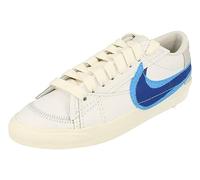 Nike Blazer Low 77 Jumbo Herren Trainers FN3413 Sneakers Schuhe (UK 9 US 10 EU 44, White University Blue sail 100)