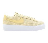 NIKE Blazer Low Platform ESS Damen-Sneaker, Baumwolle, Größe 38, gelb, 38 EU