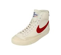 Nike Blazer Mid 77 SE GS Trainers DH9700 Sneakers Schuhe (UK 5 US 5.5Y EU 38, White Gym red Light Smoke Grey 100)
