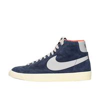 Nike Blazer Mid Premium Vintage Schuhe (Wildleder), Grau/Marineblau, blau, 44 EU