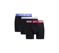 Nike Brief Long Boxershorts schwarz rot grau (3 Stück) - M