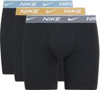 Nike Boxershorts Brief 3PK Unterwäsche, Blk-DNM TRQ./Inf Gld/Ant Move WB, L Herren