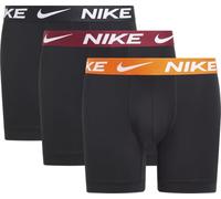 Nike Boxershorts Brief 3PK Unterwäsche, Blk-Safety Orange/Team Red/Blk, M, Herren
