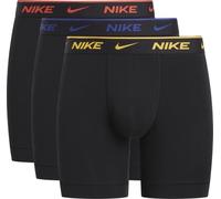 Nike Boxershorts Brief 3PK Unterwäsche, Blk-Un Gld/PIC RD/DP Royal BL LG WB, M, Herren