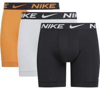 Nike Boxershorts Brief 3PK Unterwäsche, Wolf Grey/Monarch/Black, M Herren