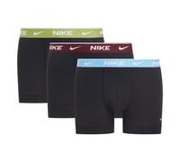 Nike - Boxershorts für Herren(3er-Pack) (Schwarz/Blau/Weinrot/Grün) S