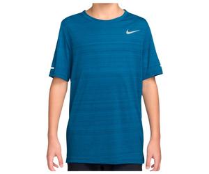 Nike - Boy's Dri-Fit Miler Training Top - Funktionsshirt, Gr. 128-140 S, blau (GreenAbyss/GreenAbyss)