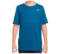 Nike - Boy's Dri-Fit Miler Training Top - Funktionsshirt, Gr. 134-146 M, blau (GreenAbyss/GreenAbyss)