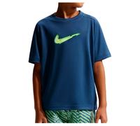 Nike - Boy's Nike Dri-Fit Multi S/S Top Bold GX - Laufshirt, Gr. 128-140 S, blau (MysticNavy/White)