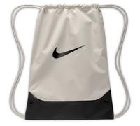 NIKE Brasilia Drawstring Turnbeutel (18 Liter) 072 - light bone/black/black