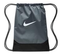 NIKE Brasilia Drawstring Turnbeutel (18 Liter) 084 - smoke grey/black/white
