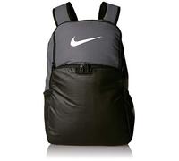 Nike Brasilia Rucksack 9.0 M, Grau/Schwarz/Weiß (Flint Grey/Black/White)