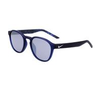 NIKE Brille Größe 47 mm MATTE MIDNIGHT NAVY,SLVR FLASH, EYE SIZE: 47 BRIDGE: 19 HORIZONTAL MEASUREMENT: 57,07 VERTICAL MEASUREMENT: 40,51