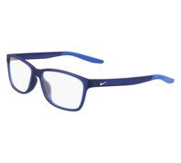 NIKE Brille Größe 52 mm Matte Midnight Marine, Eye SIZE: 52 BRIDGE: 14 Horizontal MEASUREMENT: 52 03 Vertical MEASUREMENT: 35 28