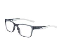 NIKE Brille Größe 53 mm Matte Dark Grey,Wolf Grey, EYE SIZE: 53 BRIDGE: 17 HORIZONTAL MEASUREMENT: 53 VERTICAL MEASUREMENT: 38