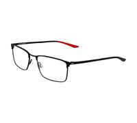 NIKE Brille Größe 54 mm Satin Schwarz, Eye SIZE: 54 BRIDGE: 18 Horizontal MEASUREMENT: 54 Vertical MEASUREMENT: 34 1