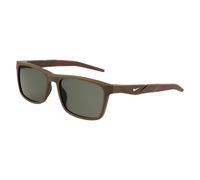 NIKE Brille Größe 55 mm Matte Ironstone, Grün, Eye SIZE: 55 BRIDGE: 17 Horizontal MEASUREMENT: 55 Vertical MEASUREMENT: 39 3