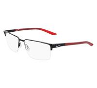 NIKE Brille Größe 55 mm Satin Black,Matte Team Red, EYE SIZE: 55 BRIDGE: 16 HORIZONTAL MEASUREMENT: 55 VERTICAL MEASUREMENT: 35,05