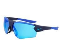 NIKE Brille Größe 71 mm Matte Obsidian, Blau Mirror, Eye SIZE: 71 BRIDGE: 09 Horizontal MEASUREMENT: 71 Vertical MEASUREMENT: 46 9