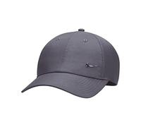 Nike Cap Metal Swoosh H86, Dark Grey/Metallic Silver, One Size, 943092-021